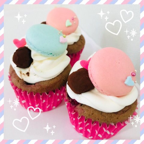 ♡バレンタイン♡カップケーキ