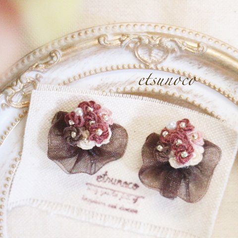 ピアス  or   イヤリング    【レトロRose🌹⠀】