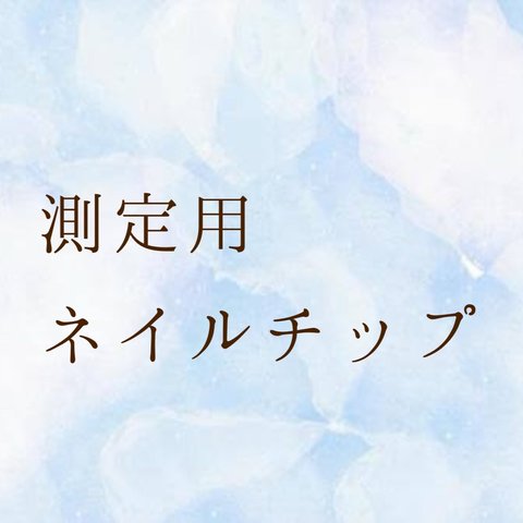 《送料無料》測定用ネイルチップ