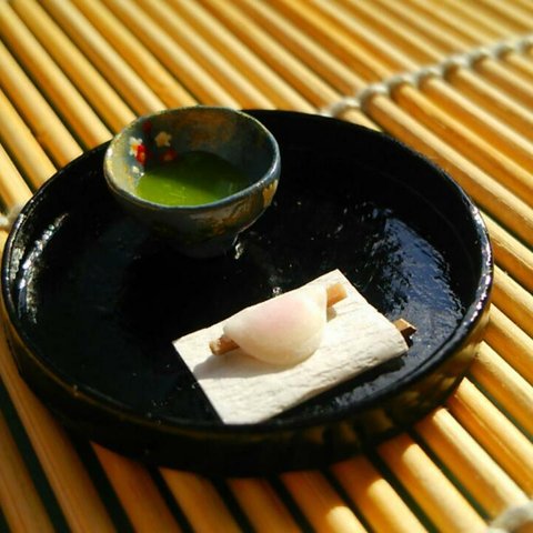 ミニチュア 初釜のお抹茶セット