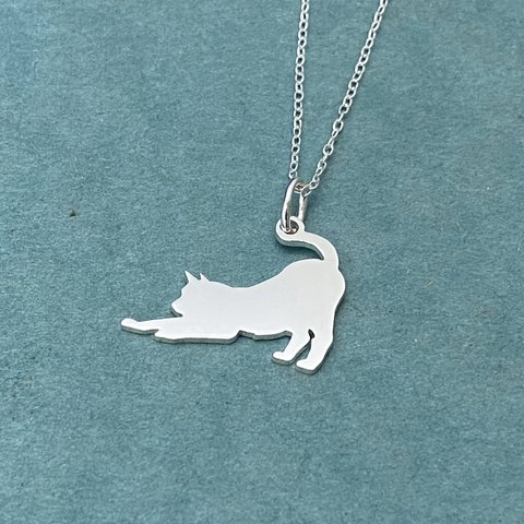 Cat-8 Pendant Silver (Order Production)