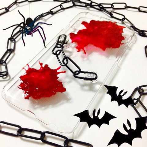 "現場" 流血 血まみれ  iPhoneケース/カバー＊iPhone6/iPhone6S＊ハロウィンにも🎃