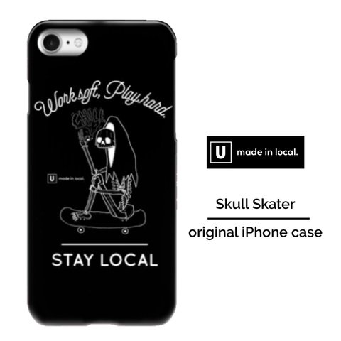 オリジナルiPhoneケース 「Skull Skater」