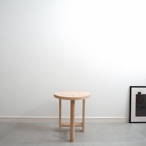 オーク無垢/スツール/サイドテーブル/オブジェクト/無垢家具/oak/object/stool/sidetable