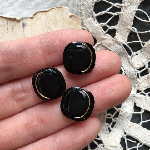 【1個】15mm/japan vintage/アクリルボタン　324-14