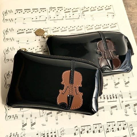 バイオリン　キーケース　コインケース　カードケース