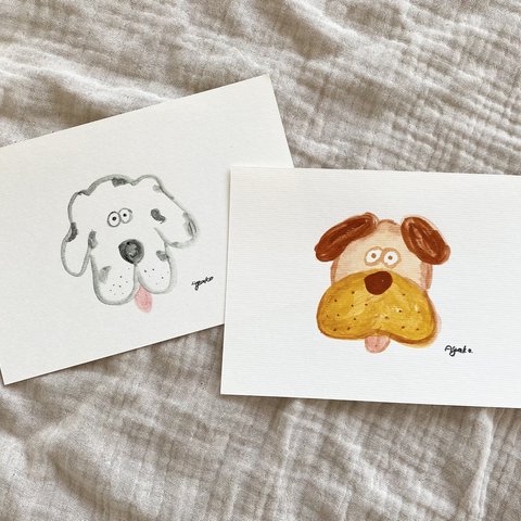 dogs　🐶　postcards