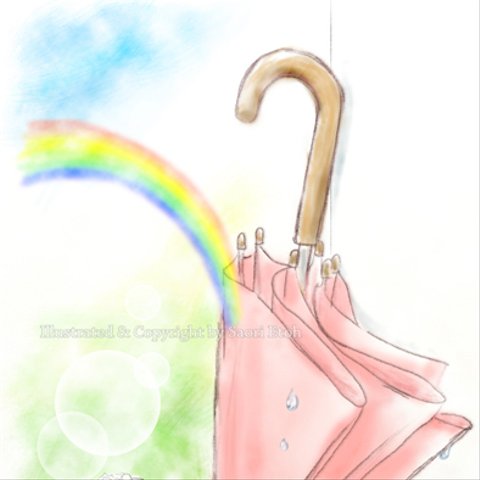 「誰かの傘になる人へ-ピンク-」 ポストカード[2枚組]