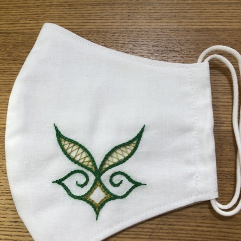 アイヌ刺繍マスク5