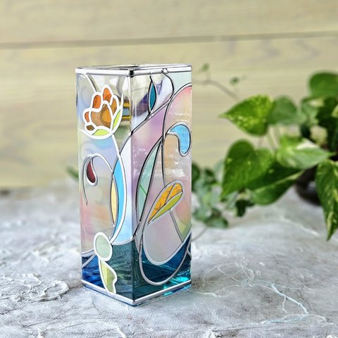 ガラス花瓶『Newフェアリーのお花畑』