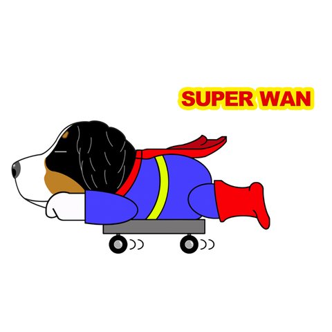 Superwan 犬ステッカー「バーニーズ」