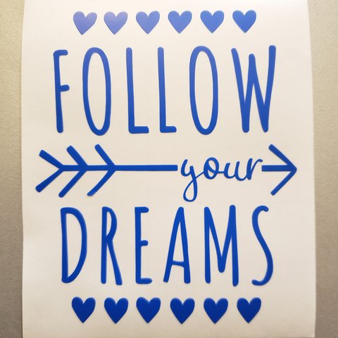 ステッカー　☆FOLLOW your DREAMS☆