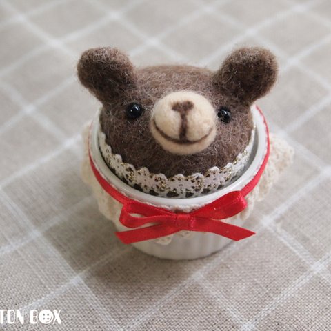 【sold out】チョコクマのココット　★04★