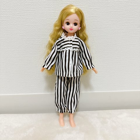 リカちゃん/ストラップ柄のパジャマ