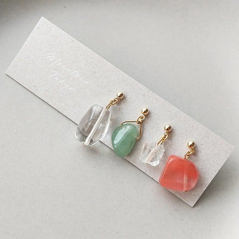 my stone no.1 ピアス＆イヤリング