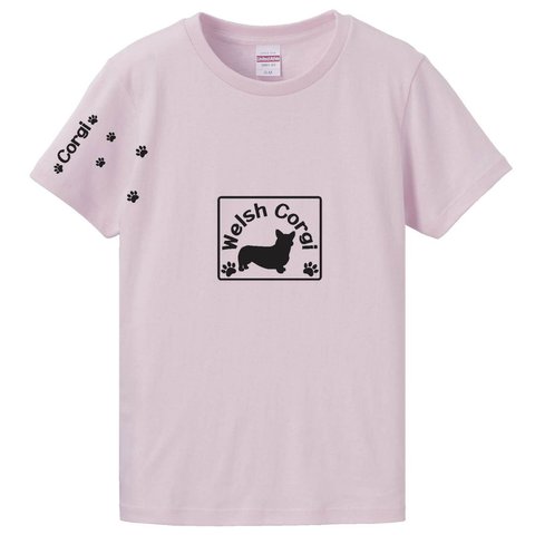 かわいい コーギーのオリジナルＴシャツ ２