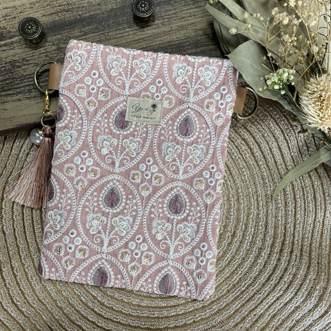 インド刺繍生地　スマホサコッシュ　インド刺繍生地　ハンドメイド　スマホショルダー