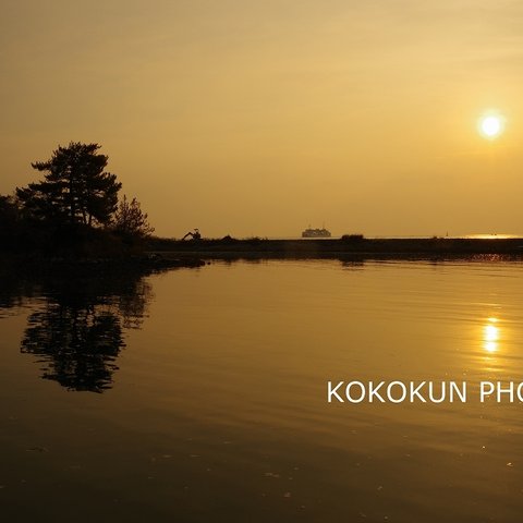 H25 有明海の朝の風景