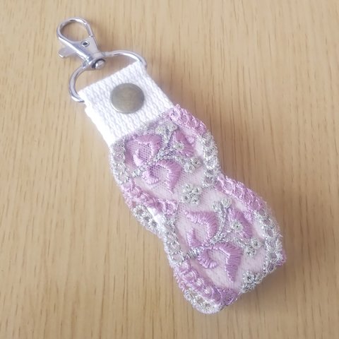 【送料無料】インド刺繍リボンのキーホルダー