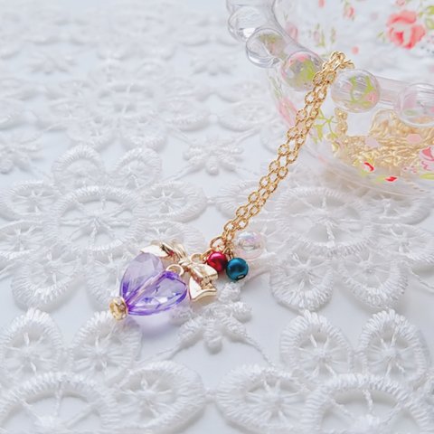 ゆめかわいいプリンセス系♡キラキラロングネックレス