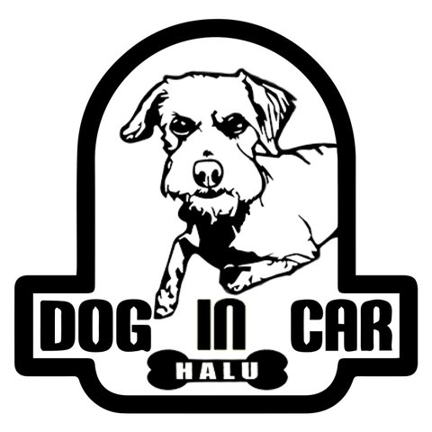 お写真からのオリジナルステッカー♡dog in car