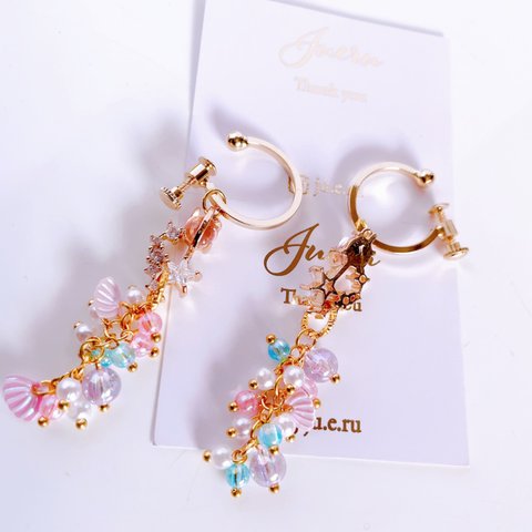 cute♡シャラシャラFlowerearring