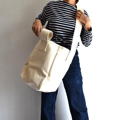 PLUS SHOULDER TOTE BAG(キナリ)