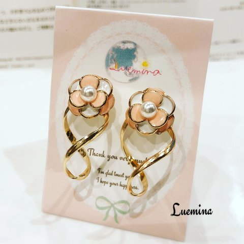 Luemina  カメリア  ピアス 