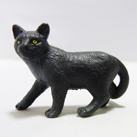 【ブリーランド】　アニマル・フィギア・No.716-ネコ　ブラック