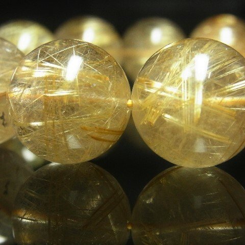 オススメ 現品一点物 極上ゴールドルチルブレスレット 金針水晶数珠 17-18ミリ １０４ｇ ＧＫＲ１０ 最強金運パワーストーン ルチル 水晶 １点物 送料無料 メンズ レディース プレゼント