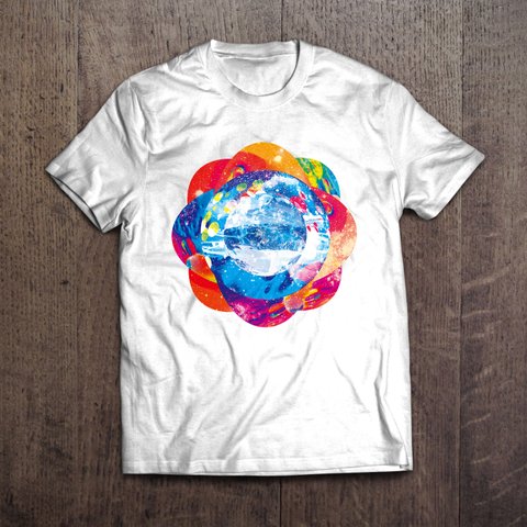 アートTシャツ「Earth Flower」