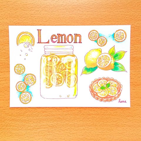 美味しいレモンの食べ方(選べるポストカード２枚組)　　