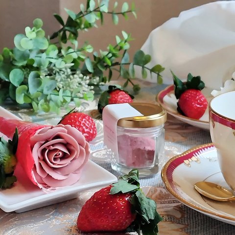 薔薇ホットチョコレート  桜ストロベリー&ルビー