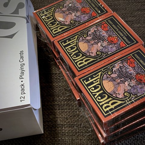 【12個(One dozen)】Bicycle Autumn Night Playing Cards