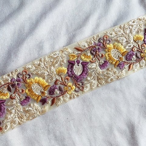 インド刺繍リボン　2023053001-3