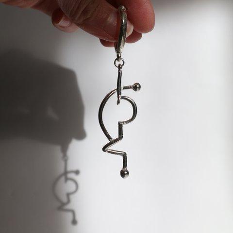 【Silver925】Cosmic art ear cuff