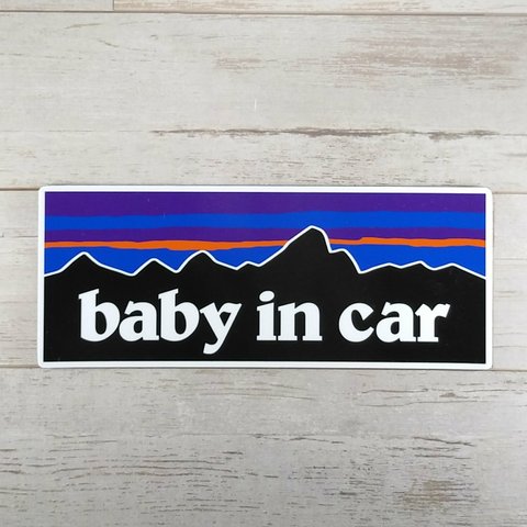 BABY IN CARマグネットステッカー  チャイルドシートとご一緒に　ベイビーインカー　ベビーインカー　乳児