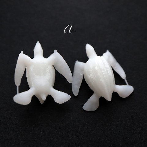 3Dフィギュア 模型 レジン封入パーツ ホヌ 海亀 3個セット