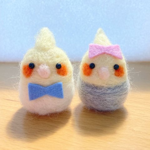 オカメインコ　ペア　ぬいぐるみ