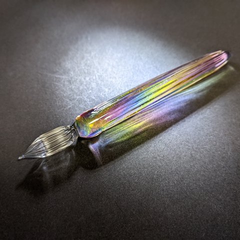 ガラスペン　RUTEN　万華鏡　中太字(0.5mm)　R3-003