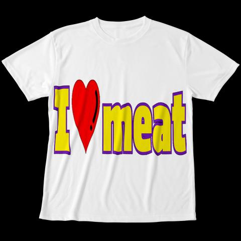 I❤meatフルグラフィックTシャツ