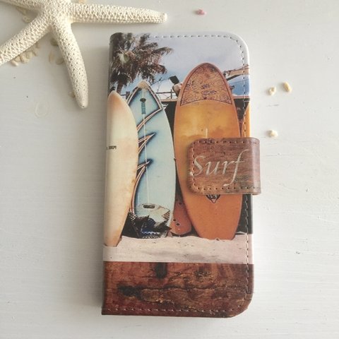 surf 手帳型　iPhone5/5s/SE