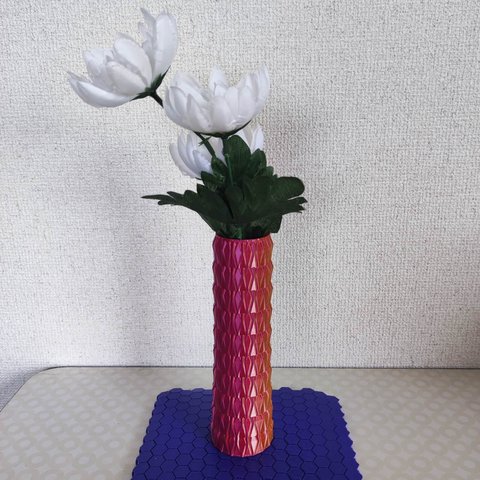 フラワーベース ドライフラワー・造花用　花器　花瓶　色が変わる