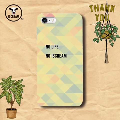 【送料込・側表面印刷】NO LIFE NO ISCREAM