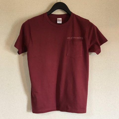 手刷りポケットT-shirt 5.0oz サイズ:S