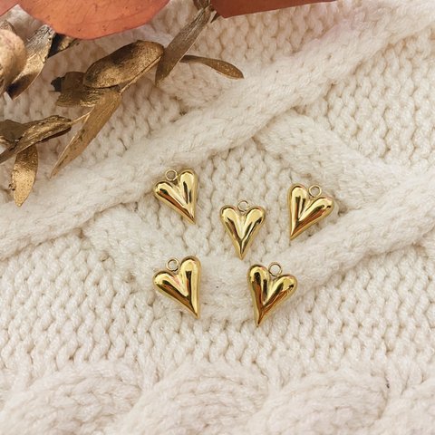 【閉店SALE】 Gold heart チャーム♡✨