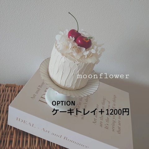 再販×12◎さくらんぼFlower✾クレイケーキ