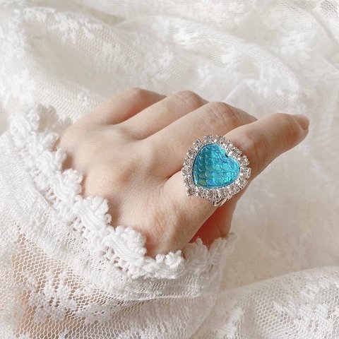 Mermaid ring（blue）