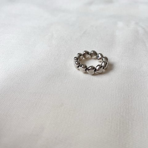 silver heart ring ハート　キッズ　指輪　