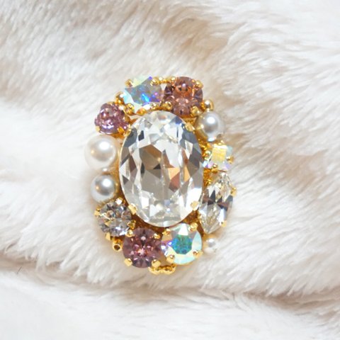 especially jewel brooch＊crystal＊